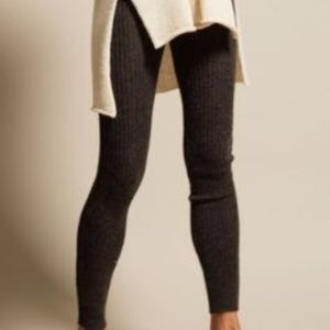 Lauren Manoogian alpaca leggings, size 2, in charcoal